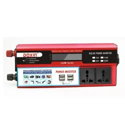 Konwerter ładowania samochodu - falownik solarny - 6000W - DC 12/24V na AC 220V transformator napięciaSamochody