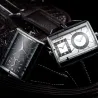 SINOBI - montre à quartz à la mode pour hommes - double fuseau horaire multiple - bracelet en cuir