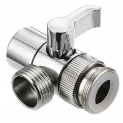 Faucet adapter - 3-way connector - diverter valve - water separatorFaucets