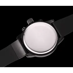 SINOBI - moderigtigt quartz ur - silikonerem - metaltråd