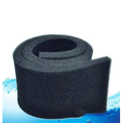 Svart biokemiskt bomullsfilter - svamp - för akvarium - 50 * 12 * 2cm