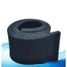 Svart biokjemisk bomullsfilter - svamp - for akvarium - 50 * 12 * 2cm