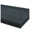 Sort biokemisk bomuldsfilter - svamp - til akvarium - 50 * 12 * 2 cm
