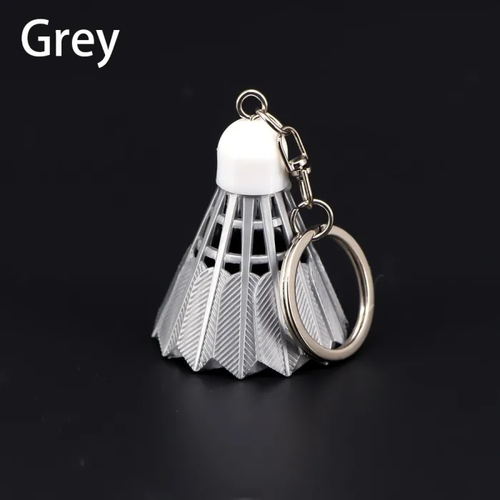 Mini peteca de badminton - chaveiro