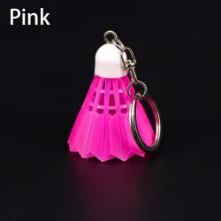Mini badmintonshuttle - sleutelhangerSleutelhangers