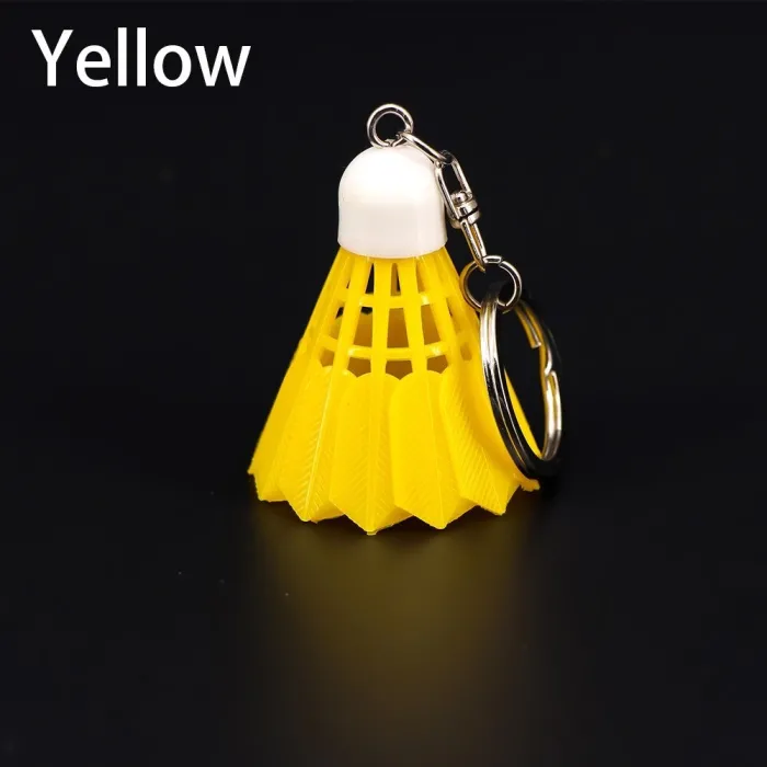 Mini peteca de badminton - chaveiro