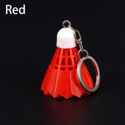 Mini peteca de badminton - chaveiro