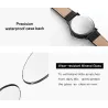 SINOBI - montre à quartz élégante - bracelet en cuir - design visage souriant