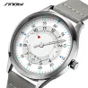 SINOBI - montre à quartz à la mode - étanche - bracelet en cuir