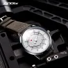 SINOBI - montre à quartz à la mode - étanche - bracelet en cuir