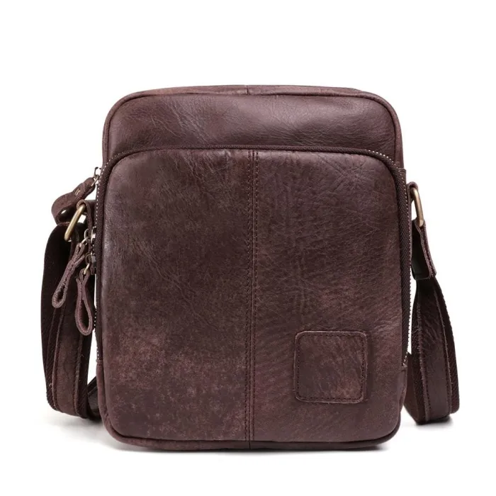 Elegante borsa a tracolla piccola - vera pelle