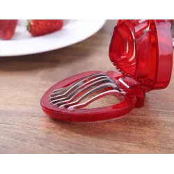 CubiertosRebanador de fresas - cortador de frutas