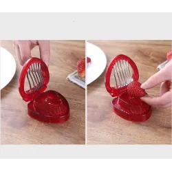 CubiertosRebanador de fresas - cortador de frutas