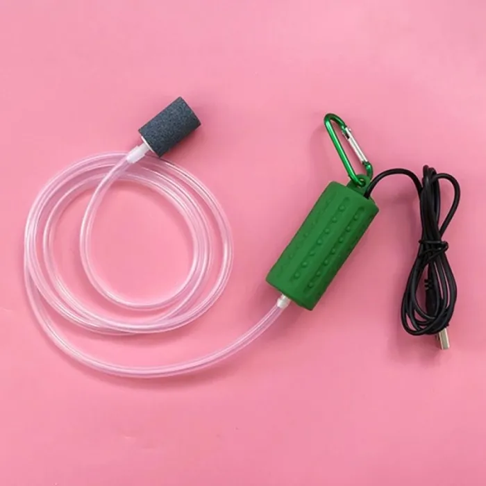 Mini vattenpump - syreluftpump - USB - tyst - energibesparing - för akvarium - fontäner