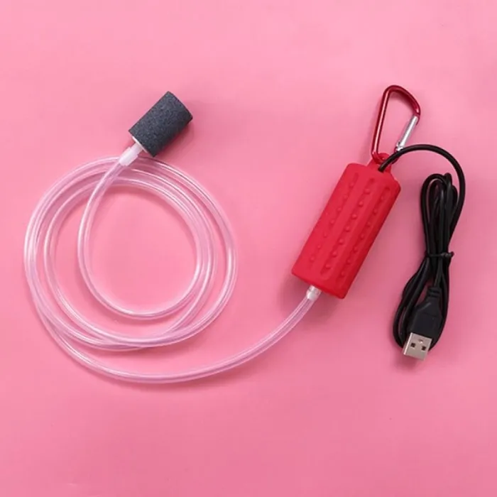 Mini pompa wodna - pompa powietrza tlenowego - USB - cicha - energooszczędna - do akwarium - fontannyPompy