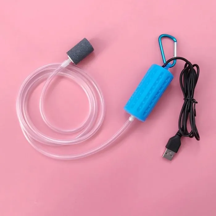 Mini pompa acqua - pompa aria ossigeno - USB - silenziosa - risparmio energetico - per acquario - fontane