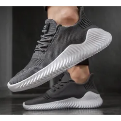Sportowe buty do biegania - sznurowane trampki - oddychająca siateczka - lekkieBieganie
