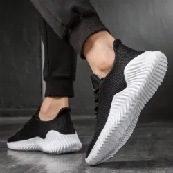 Sportowe buty do biegania - sznurowane trampki - oddychająca siateczka - lekkieBieganie