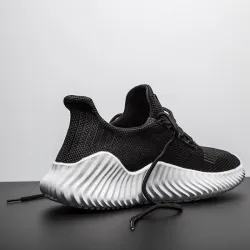 Sportowe buty do biegania - sznurowane trampki - oddychająca siateczka - lekkieBieganie