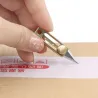 Mini lommekniv - glidende - foldbar - med nøglering