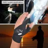 LinternasGuantes sin dedos - con linterna LED - impermeables - camping - senderismo - herramienta de supervivencia