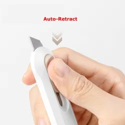 Mini couteau pliable - lame auto-rétractable - scalpel