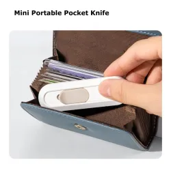 Mini foldbar kniv - automatisk tilbagetrækningsblad - skalpel