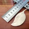 Mini pocket knife - foldable - with key ring - stainless steel - leaf shapeKnives & Multitools