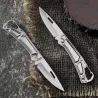 Cuchillos & multitoolsMinicuchillo plegable - con mosquetón - acero inoxidable