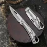Cuchillos & multitoolsMinicuchillo plegable - con mosquetón - acero inoxidable