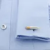Stylowe srebrne spinki do mankietów - kształt ołówkaSpinki do mankietów