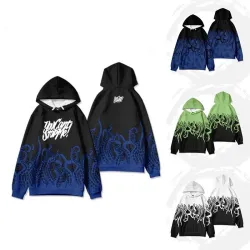 Modischer Hoodie - Langarm - 3D Oktopus gedruckt