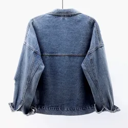 Vintage short denim jacket - with diamonds / holesJackets