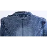 ChaquetasChaqueta de mezclilla corta de moda - con lentejuelas / cristales - delgada