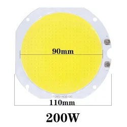 LED COB-lampa chip - hög effekt - kallvit - 200W - 300W - 400W - 500W - 600W