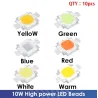 Chip integrato LED - alta potenza - 10W - 10 pezzi