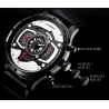 RelojesSINOBI - elegante reloj de cuarzo creativo - correa de caucho
