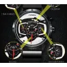 SINOBI - montre à quartz créative élégante - bracelet en caoutchouc