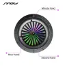 SINOBI - montre à quartz créative - cadran coloré - bracelet en maille d'acier inoxydable