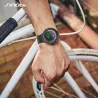 RelojesSINOBI - reloj de cuarzo creativo - esfera colorida - correa de malla de acero inoxidable