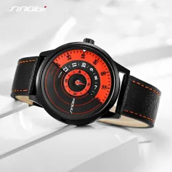 RelojesSINOBI - reloj de cuarzo elegante y creativo - correa de piel