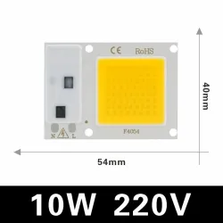 Chip LED COB - smart IC - 220V 240V - 10W - 20W - 30W - 50W - 70W - 100W 150W - 6 pezzi
