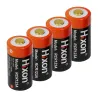 Hixon - RCR123a - 700mAh - 3,7V - 16340 batteri - oppladbart