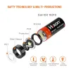 Hixon - RCR123a - 700mAh - 3,7V - 16340 batteri - oppladbart