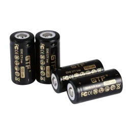 16340 li-on batteri - oppladbart - 700mAh - 3,7V