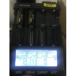 16340 li-on batteri - oppladbart - 700mAh - 3,7V