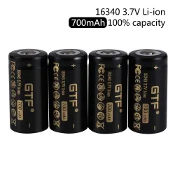 Batteria Li-on 16340 - ricaricabile - 700mAh - 3,7V