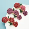 Luksuriøs broche - store krystalblomster