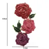 Luksuriøs broche - store krystalblomster