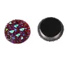 Exotic round crystal brooch - pin with magnetBrooches